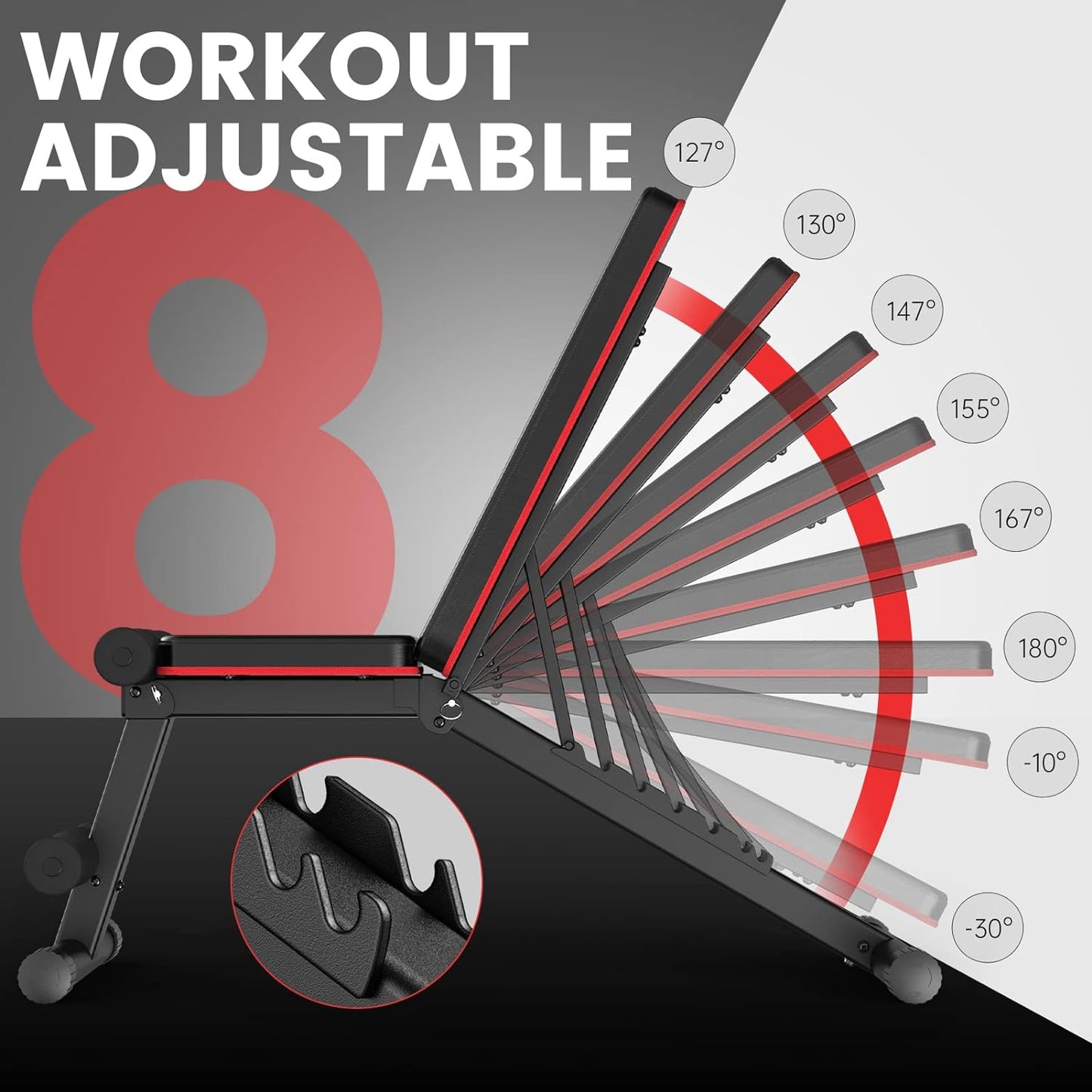 PASYOU PA300 Adjustable Weight Bench