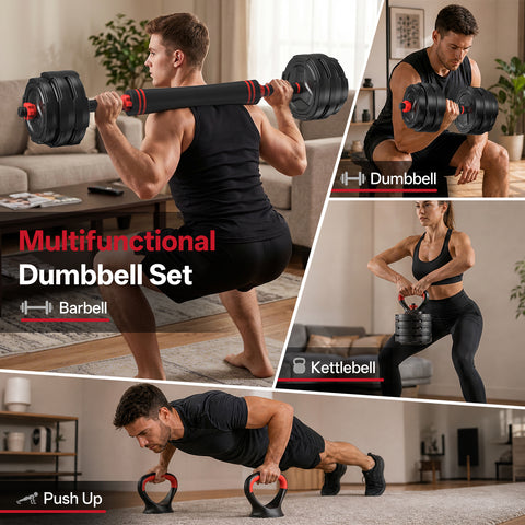 PASYOU PD25 Adjustable Dumbbells Set for Home Gym