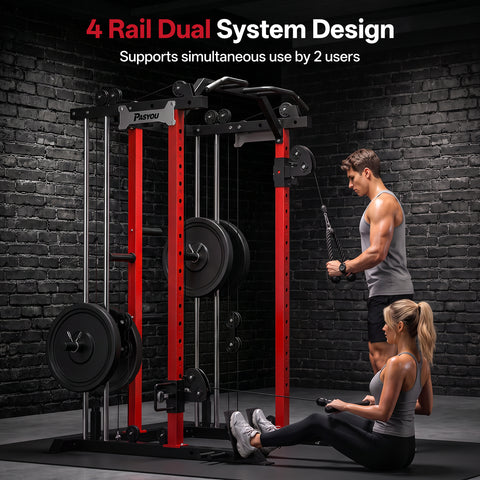 PASYOU PG300 Multi-Functional Power Racks For Home Gym