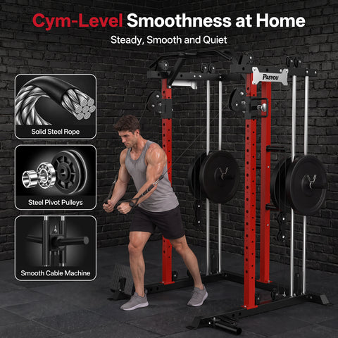 PASYOU PG300 Multi-Functional Power Racks For Home Gym