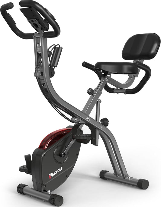 PASYOU PX10 3-in-1 Foldable Exercise Bike – Compact. Customizable. Complete