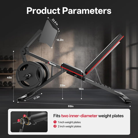 PASYOU PM30 Leg Press Machine For Home Gym
