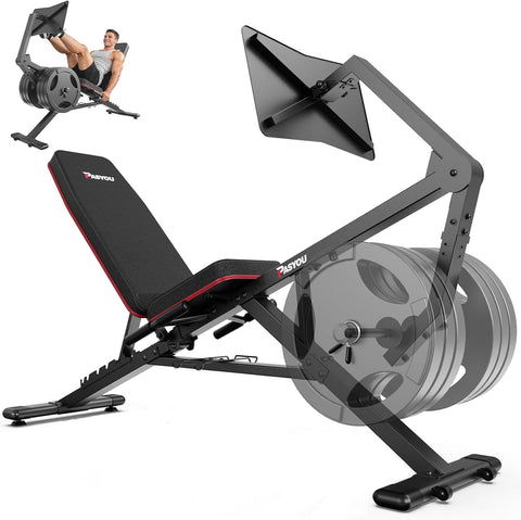 PASYOU PM30PRO Adjustable Leg Press Bench - Compact Home Gym Fitness