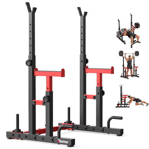 PASYOU SR20 Adjustable Squat & Bench Press Rack for Home Gym